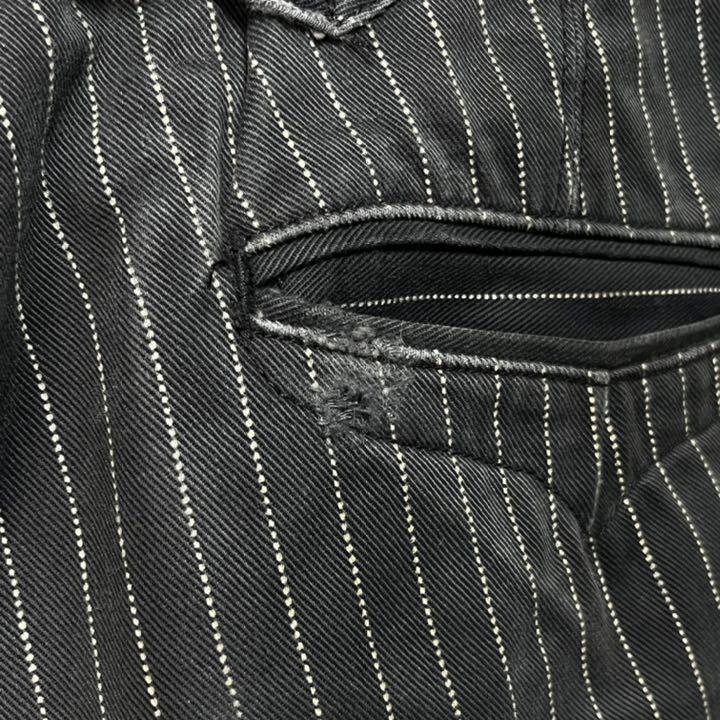RRL ブラックインディゴ ウォバッシュ ワークパンツ トラウザー RRL ブラックインディゴ ウォバッシュ ワークパンツ トラウザー
