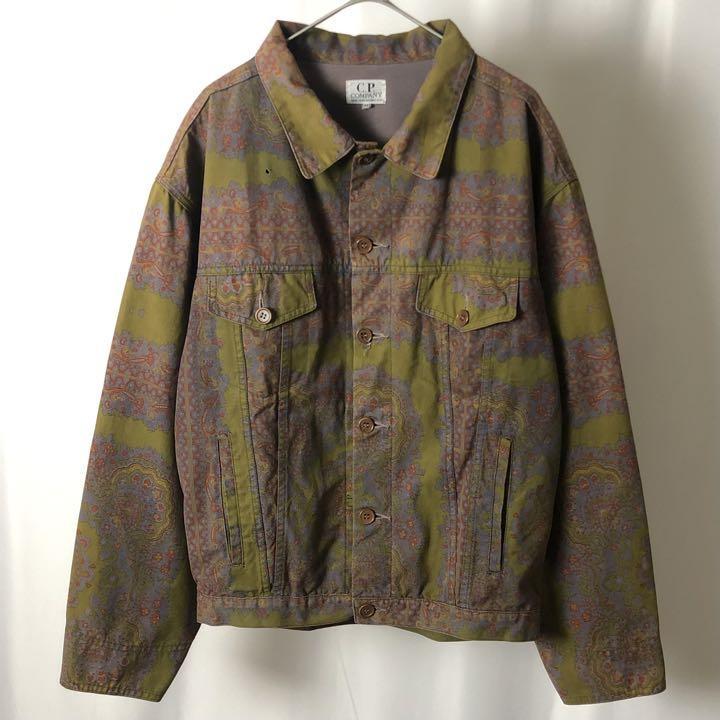 90s C P COMPANY ペイズリー 総柄 トラッカージャケット|Yahoo 90s C P COMPANY ペイズリー 総柄 トラッカージャケット|Yahoo