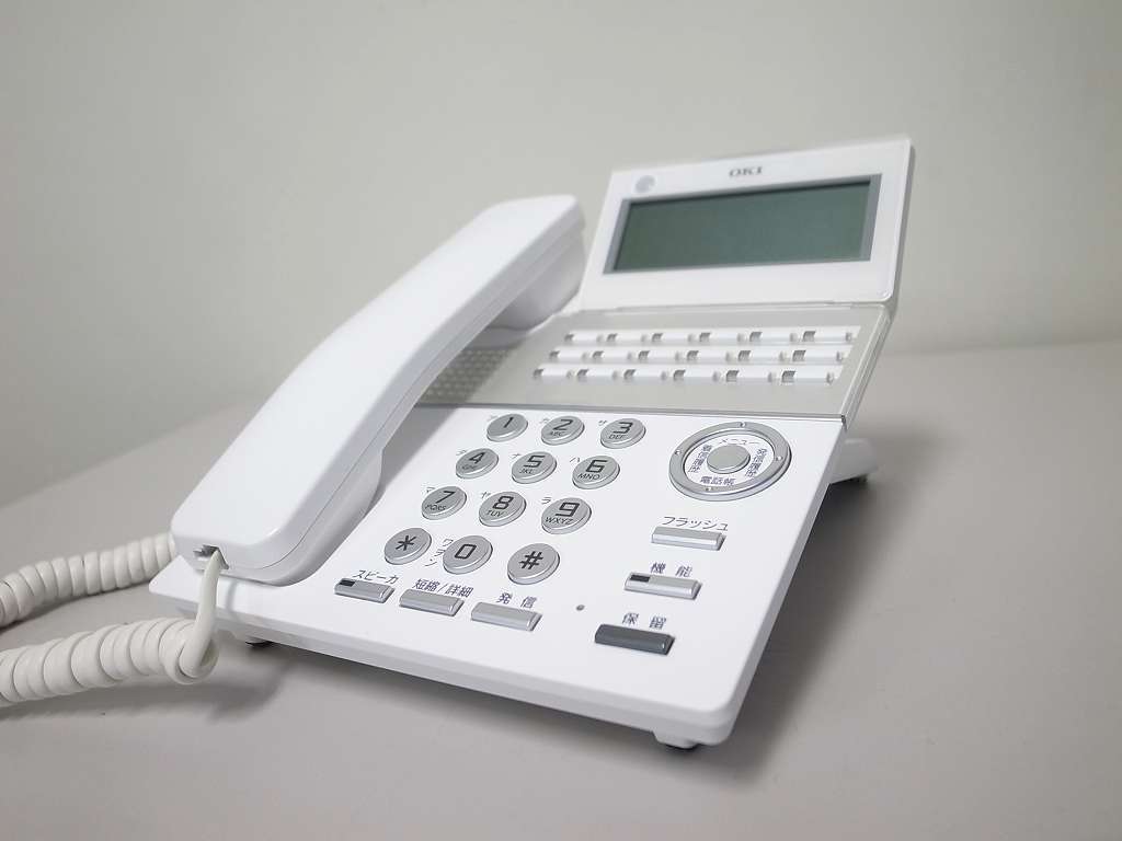 ■OKI CrosCore2 18ボタン多機能電話機 【MKT/ARC-18DKHF-W-02A】 (8)■