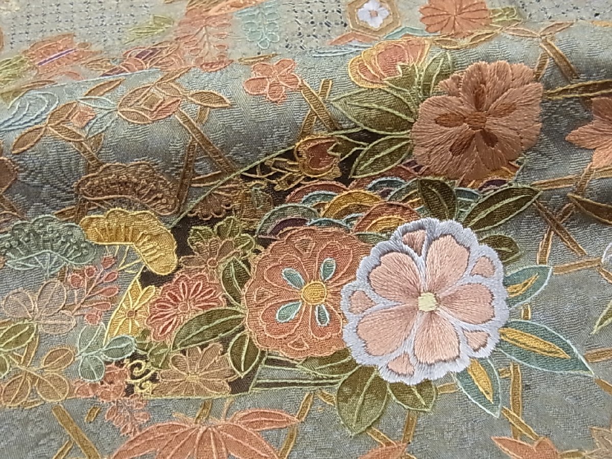 オンラインストア本物 汕頭刺繍 中国三大刺繍 訪問着 着物屋こころ ...