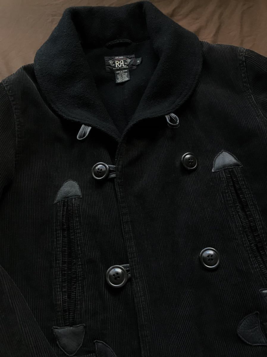 傑作】美品 RRL BLACK CORDUROY RANCH COAT ダブルアールエル ブラック