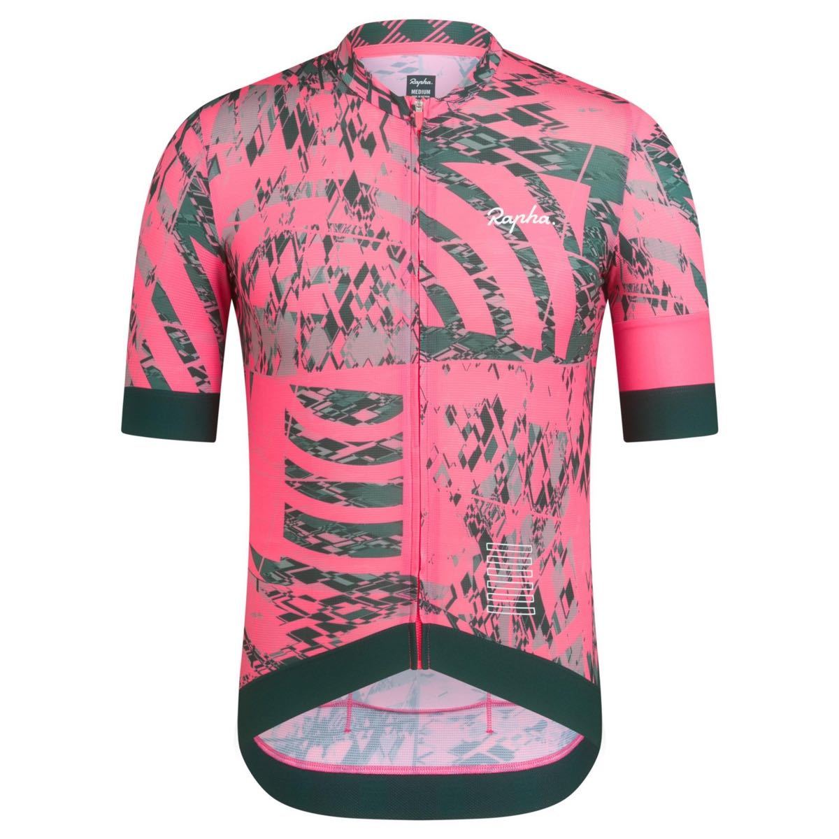新品 Rapha 限定 メンズ EF プロチーム トレーニング ジャージ ピンク-