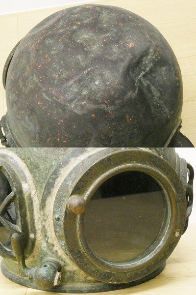 # редкий!! античный латунный . вода шлем дайвинг шлем масса примерно 7.5kg судовой товар морской интерьер . рекомендация!