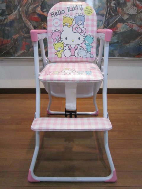 HELLO KITTY ハロー キティ 折りたたみ式 ハイ ベビーチェア HELLO KITTY ハロー キティ 折りたたみ式 ハイ ベビーチェア