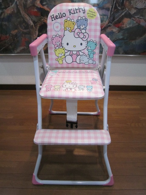 HELLO KITTY ハロー キティ 折りたたみ式 ハイ ベビーチェア HELLO KITTY ハロー キティ 折りたたみ式 ハイ ベビーチェア