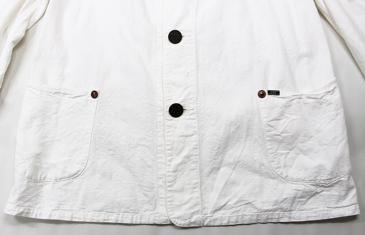 Lee (リー) ワークジャケット #99413 ホワイト size 42(XL Lee (リー) ワークジャケット #99413 ホワイト size 42(XL
