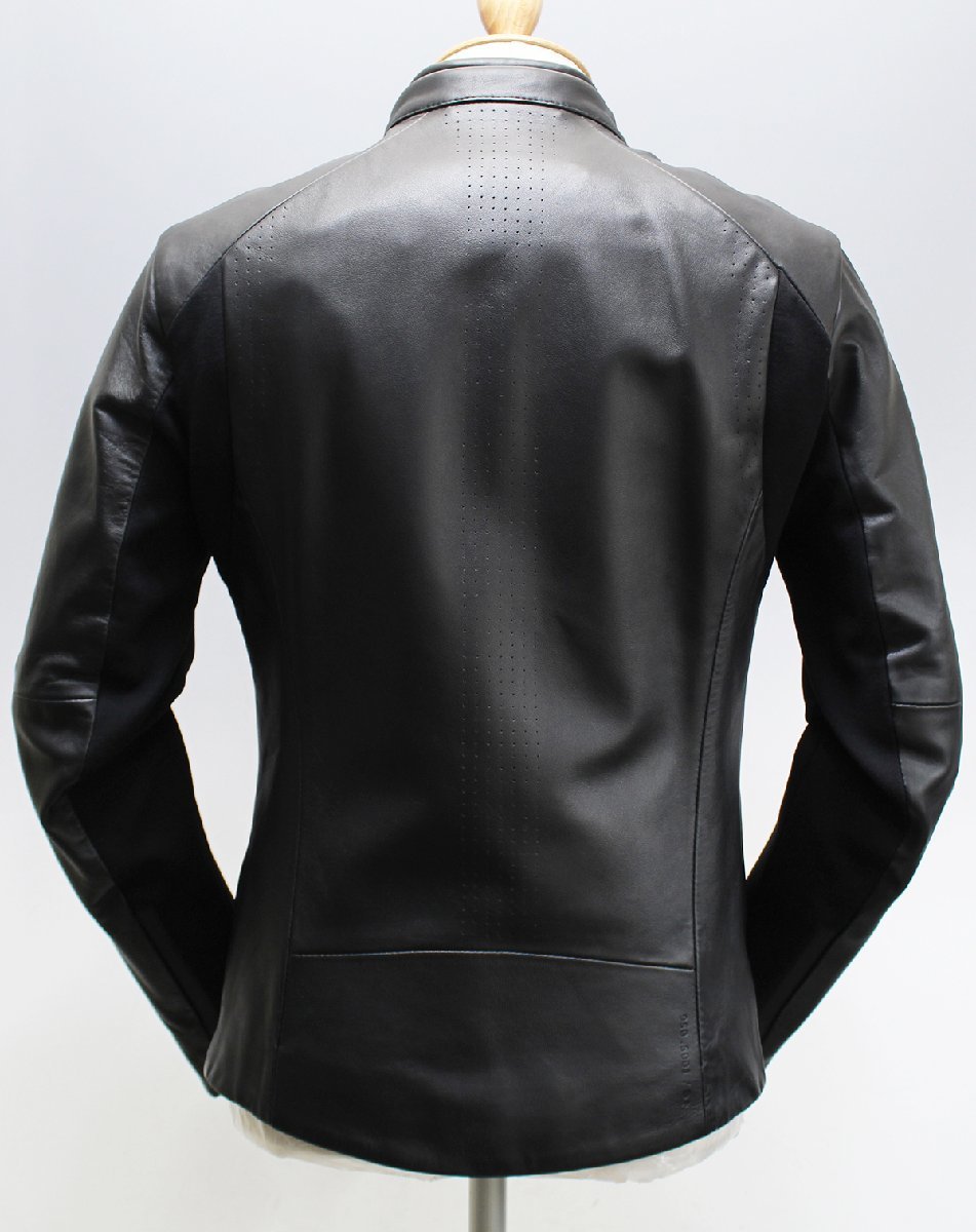 BELSTAFF (ベルスタッフ × マクラーレン) HYBRID LEATHER DRIVING JACKET / ハイブリッド レザードライビングジャケット 美品 size 44_画像3