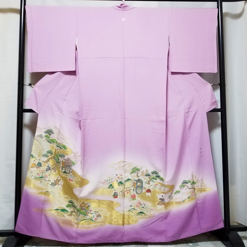 人気新品入荷 【桐輪】期間限定*20%OFF*逸品物{正絹*紋付*袷仕立*訪問着}*壽光織*身丈164-裄68*丸に抱き沢潟.紋*縫い取りの平安絵巻*美品*№3831 仕立て上がり 人気新品入荷 【桐輪】期間限定*20%OFF*逸品物{正絹*紋付*袷仕立*訪問着}*壽光織*身丈164-裄68*丸に抱き沢潟.紋*縫い取りの平安絵巻*美品*№3831 仕立て上がり