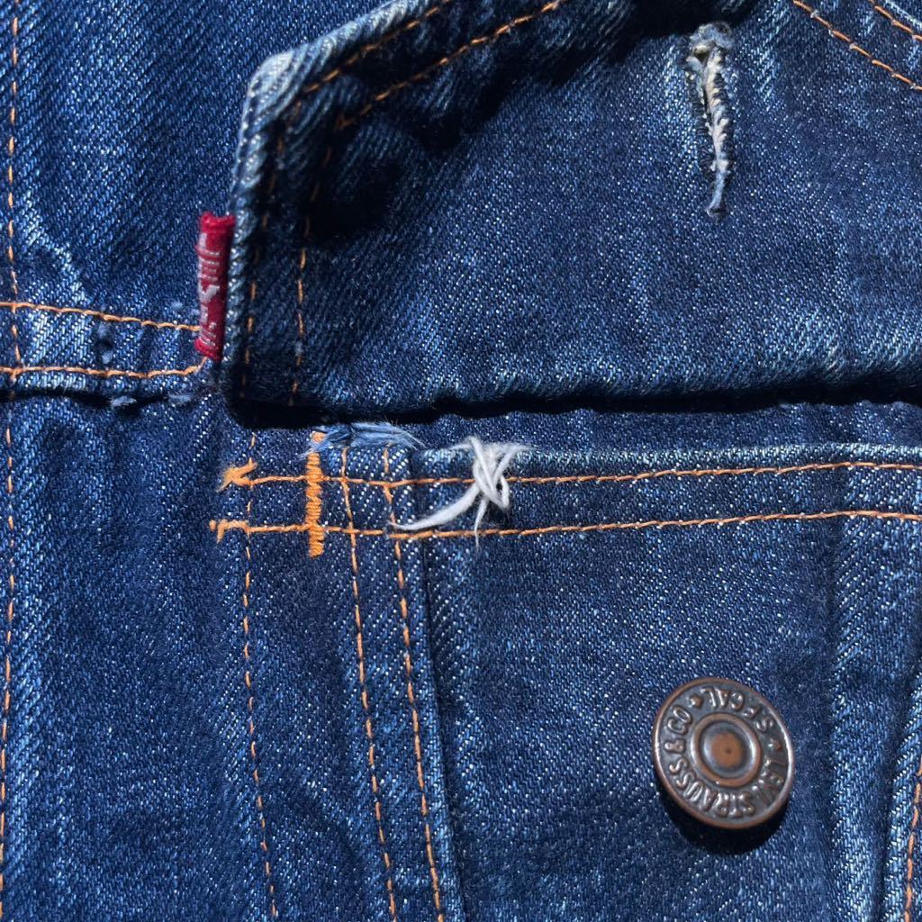 SIZE44】60s Levi's 557 移行期 70505 BIG E デニムジャケット SIZE44】60s Levi's 557 移行期 70505 BIG E デニムジャケット