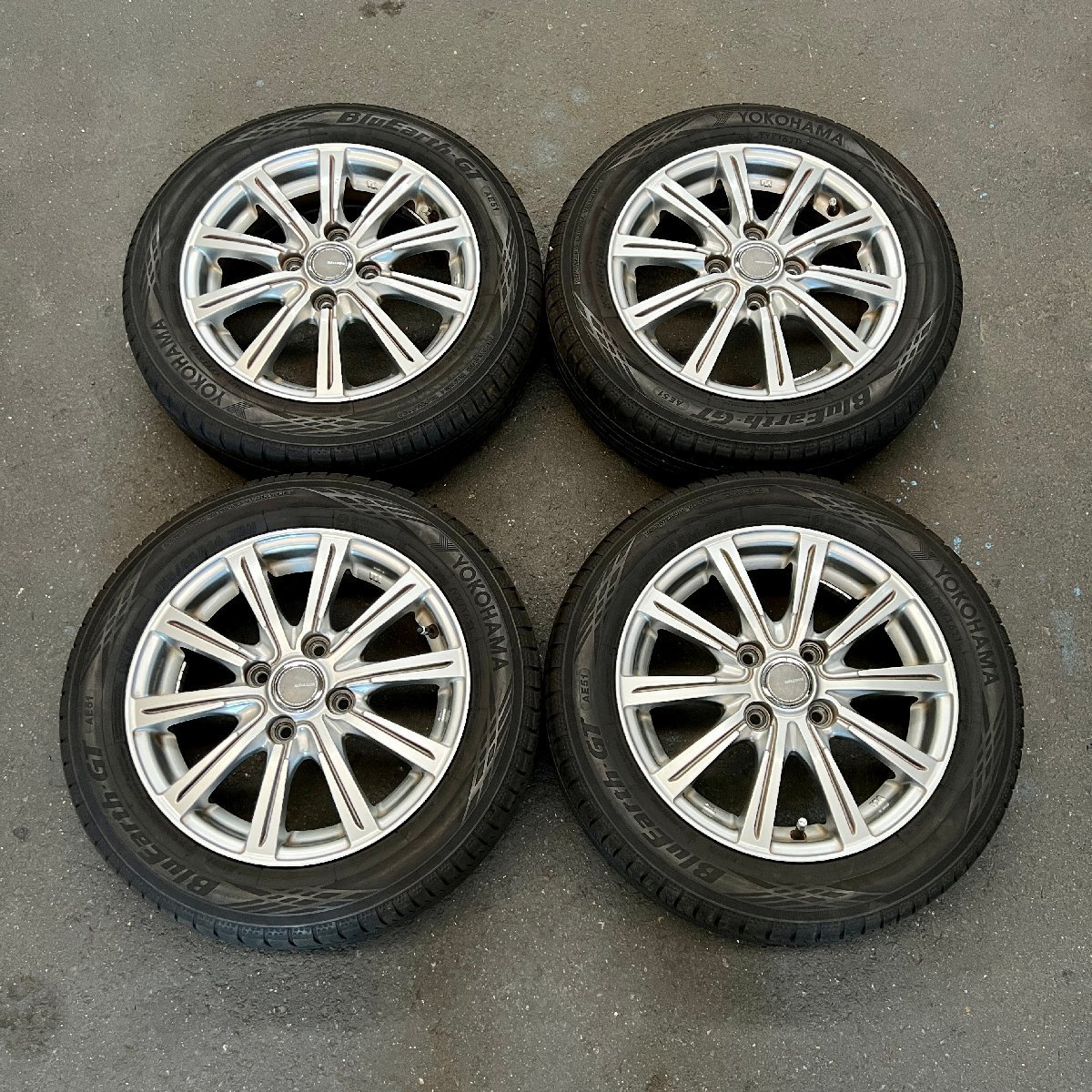 供え A374 MILUA YOKOHAMA タイヤセット 155 65R14 tessiturasdenos.com.br