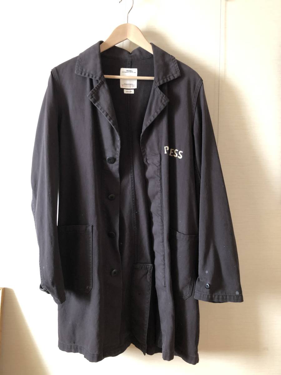 VISVIM 「PEERLESS SHOP COAT」 ペンキ加工ピアレスショップコート www