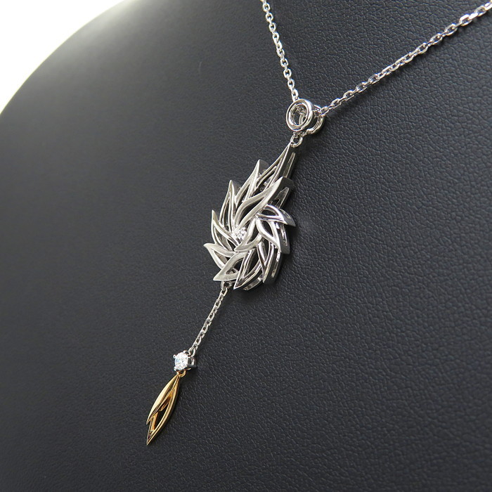 アンブローズ/Ambrose コンビ ダイヤモンド 計0.07ct ネックレス K18WG