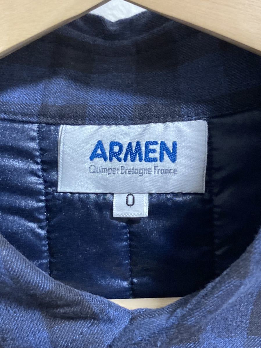 【送料無料】ARMEN ポーランド製CPO キルティングシャツジャケット 0_画像3