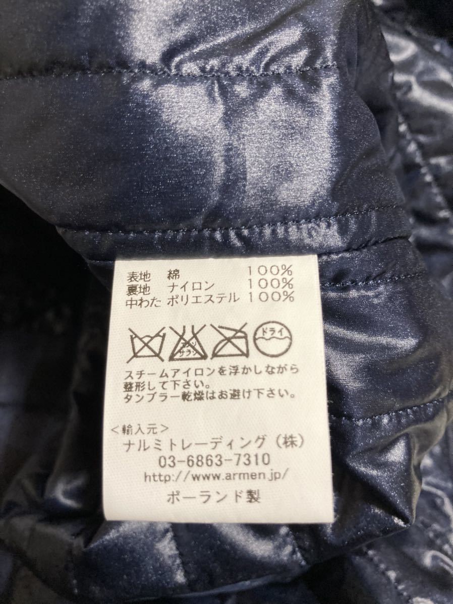 【送料無料】ARMEN ポーランド製CPO キルティングシャツジャケット 0_画像9