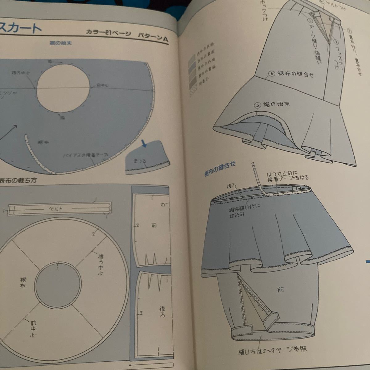 笠井フジノのパターンソーイングおしゃれなスカート ／文化出版局