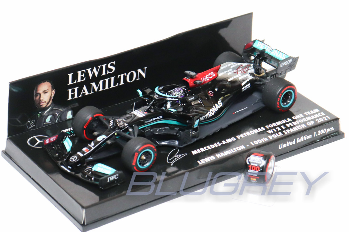 ミニチャンプス 1/43 メルセデス F1 W12 #44 ルイス・ハミルトン