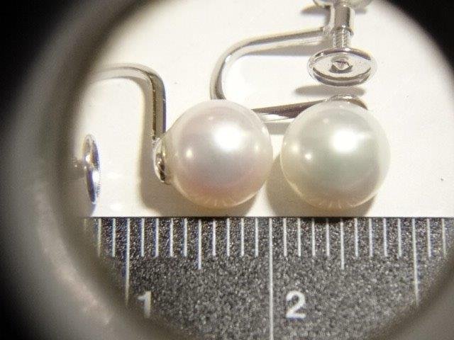 K14WG 真珠のイヤリング レターパックプラス可 1018U11Gの画像9