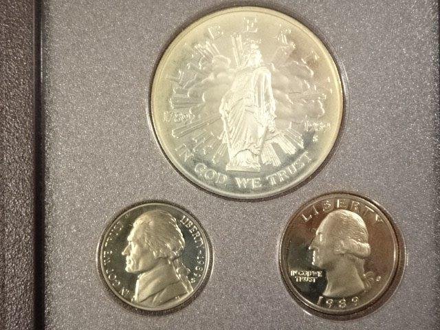 米ドル proof prestige coin set 1989 1990 2セット ミント コイン 銀貨含 1022U6G_画像7