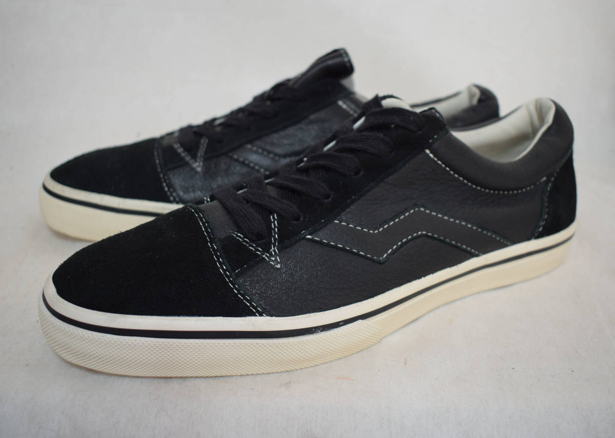 未使用品 初期 visvim LOGAN ELK LOW ビズビム ローガン エルクレザー 黒 US10 28cm_画像1