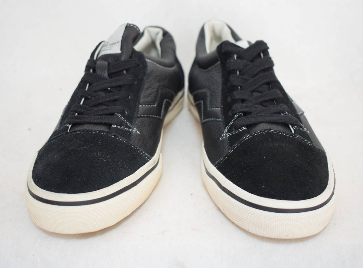 未使用品 初期 visvim LOGAN ELK LOW ビズビム ローガン エルクレザー 黒 US10 28cm_画像3