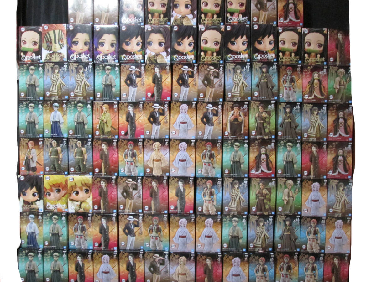 海外 【鬼滅の刃】フィギュアまとめ売り 絆ノ装 Qposket コミック/アニメ