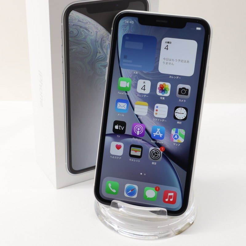 Apple iPhoneXR 64GB White A2106 MT032J/A バッテリ88%□SIMフリー
