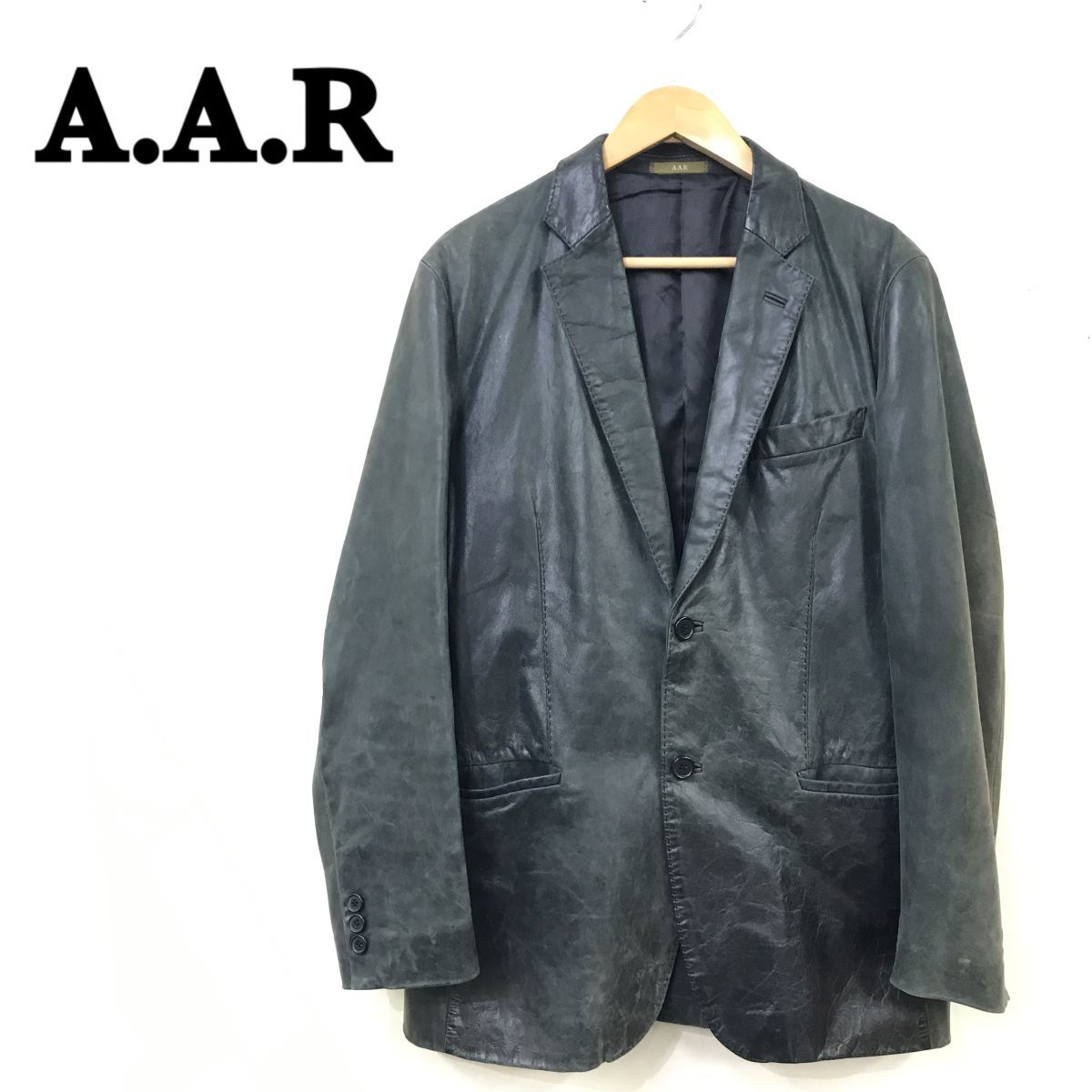 O1453-R◇A.A.R yohji yamamoto ダーバン アール レザージャケット