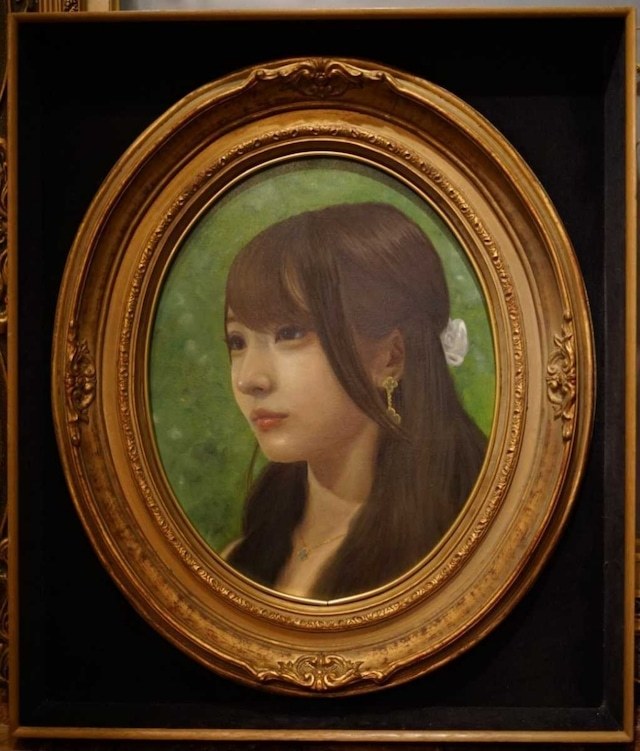 Yahoo!オークション - 真作 肉筆 油彩画 美人画 写実画 人物画 鵠 Yahoo!オークション - 真作 肉筆 油彩画 美人画 写実画 人物画 鵠
