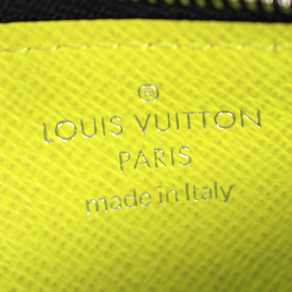 LOUIS VUITTON/ルイヴィトン M30320 タイガラマ モノグラム コインケース イエロー系 ユニセックス_画像9