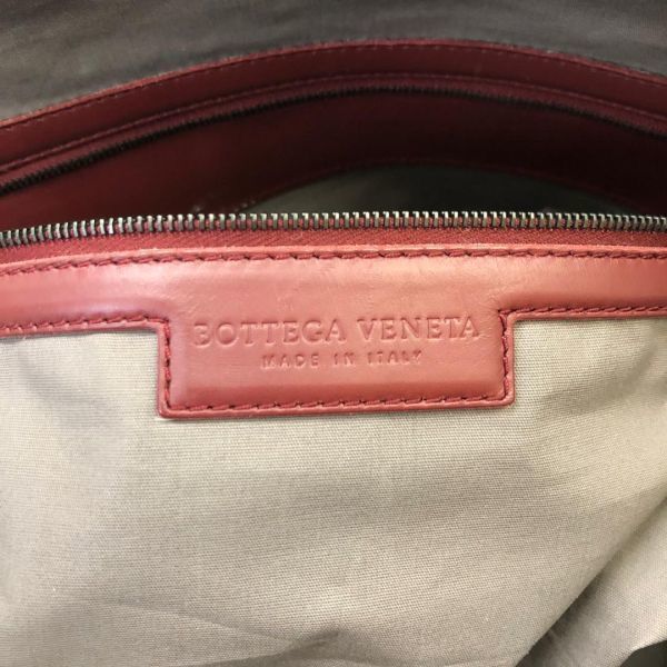 BOTTEGAVENETA/ボッテガヴェネタ レザー イントレチャート ボストン