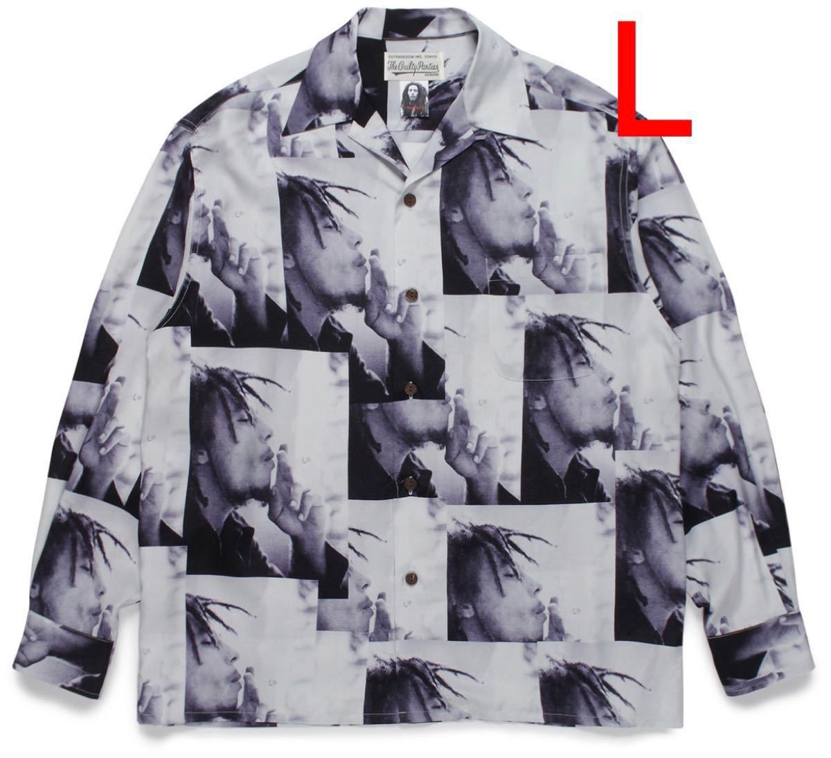 WACKO MARIA BOB MARLEY gray L ボブマーリー メンズファッション