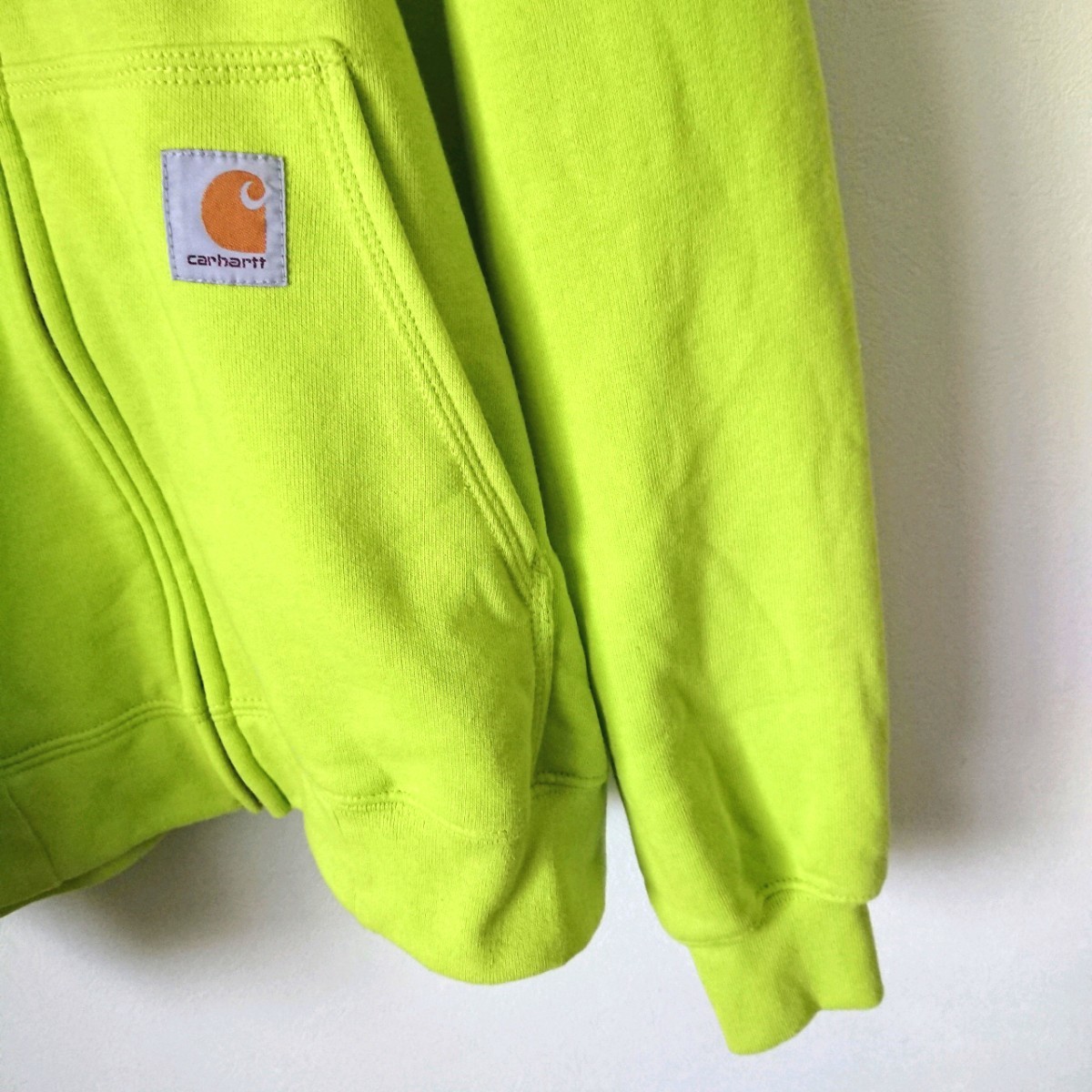 希少カラー メキシコ製 Carhartt カーハート 刺繍ワンポイントロゴ