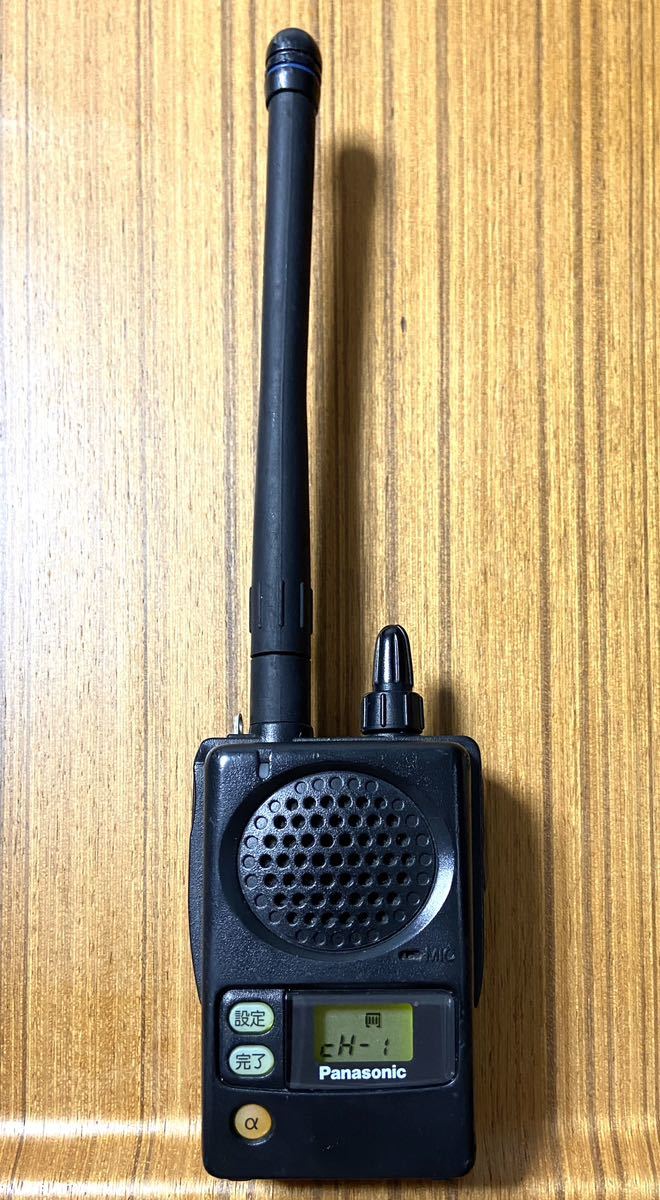通電OK パナソニック Panasonic 小型携帯無線機 ( EK-2299A )x1台_画像7