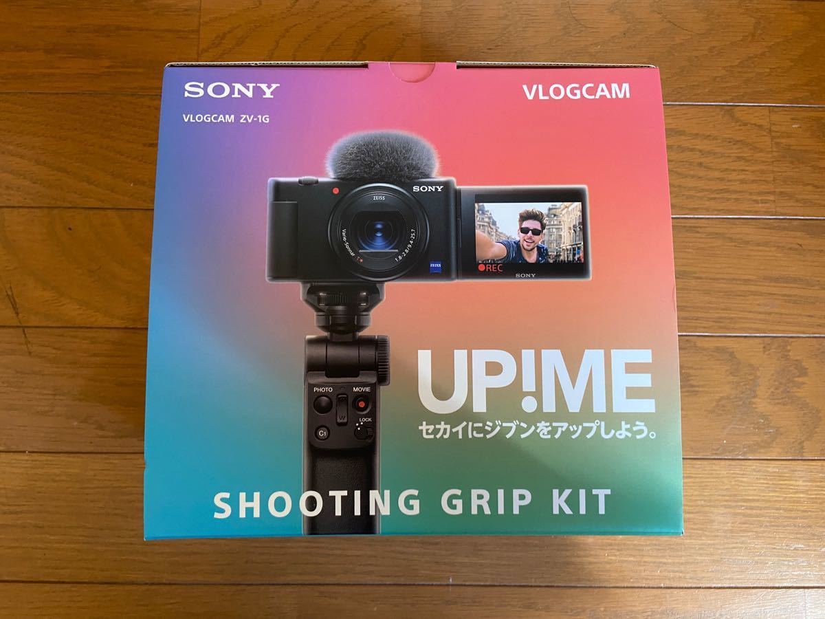 SONY ZV-1G White VLOGCAM SHOOTING GRIP KIT ソニー ブラック(美品) カメラ デジタルカメラ（コンパクト）