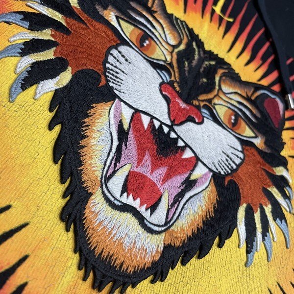 GUCCI グッチ Angry Cat Hoodie アングリーキャット 475531 刺繍