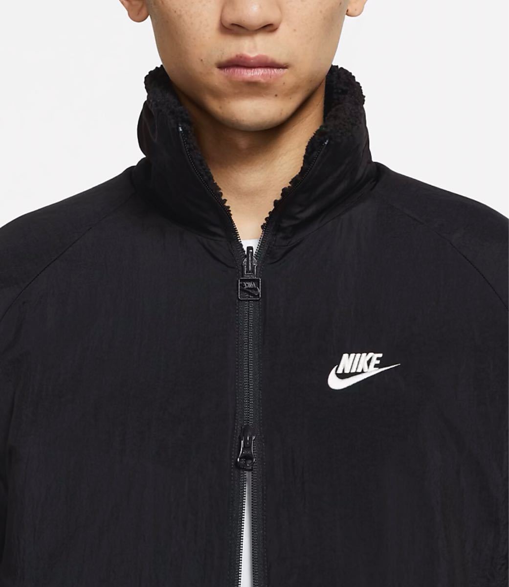 ナイキ ＸＬ フリーススウッシュリバーシブル ボアジャケット SWOOSH