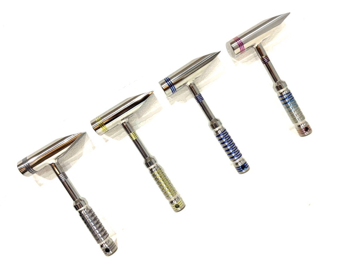 新商品 特注品 64 チタンハンマー フィッシングハンマー アウトドア 石鯛 キャンプ 割引50% 64チタンハンマー値下げ その他