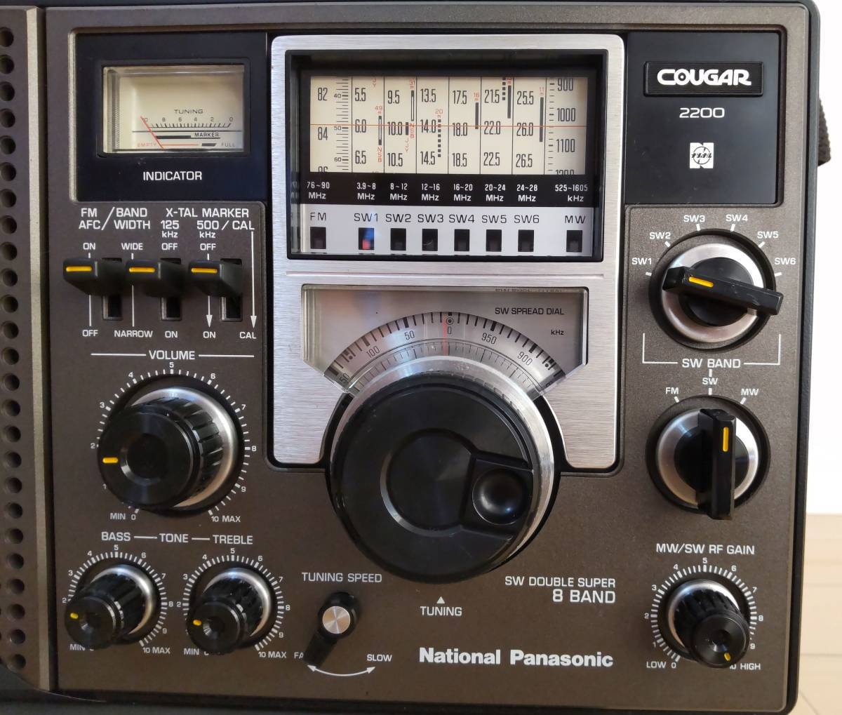 COUGAR 2200 1976年購入 ワンオーナー オーディオ機器 ラジオ