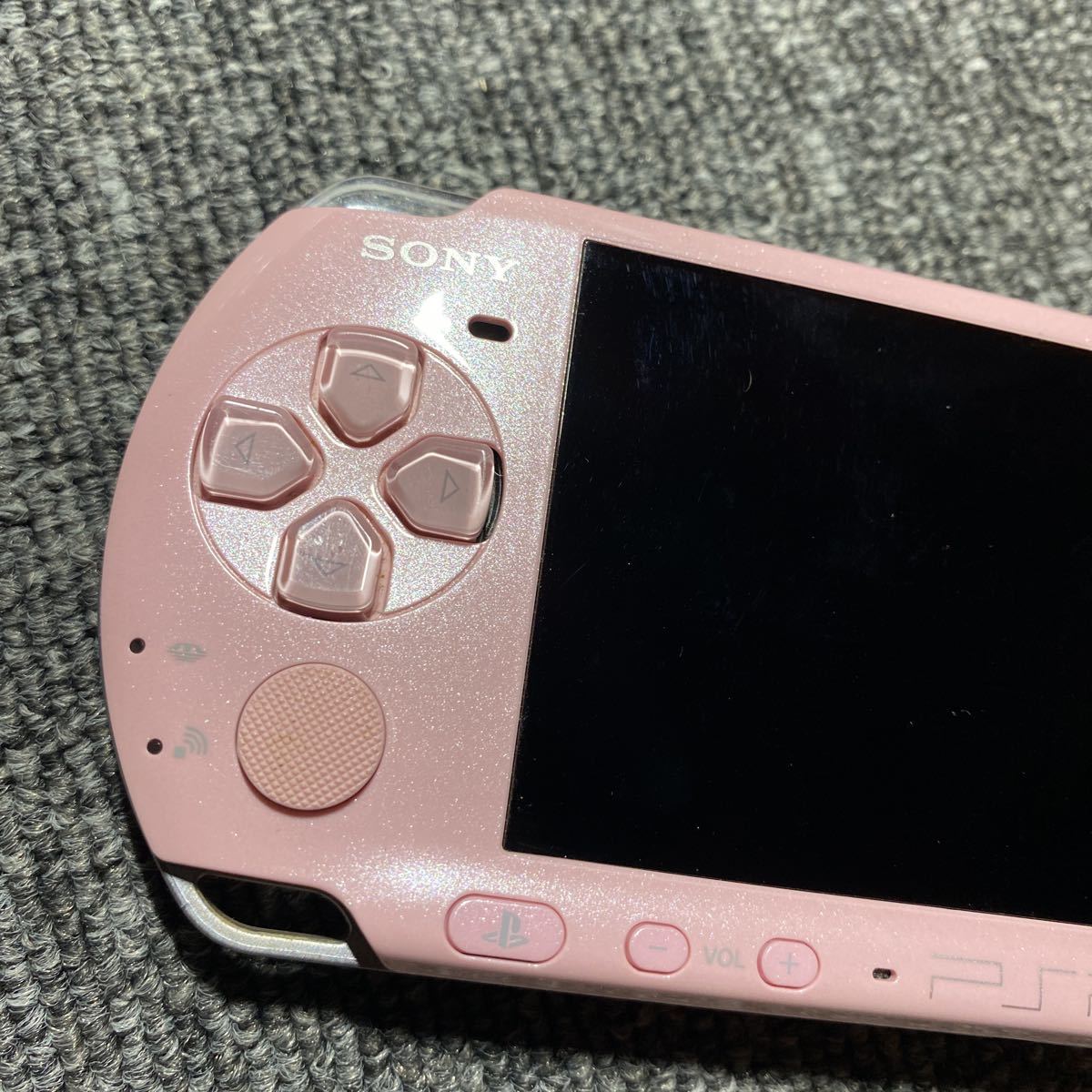 PSP PSP-3000 ブロッサムピンク 充電器付き メモリーカード バッテリー新品
