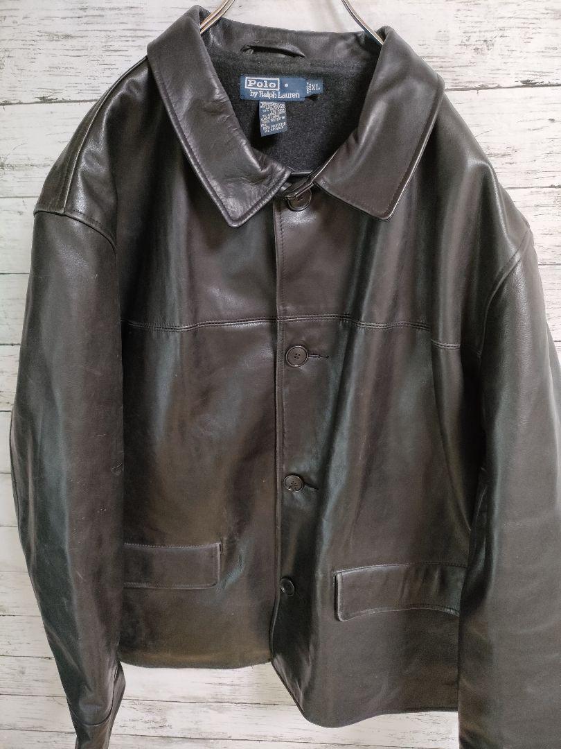 堅実な究極の ポロラルフローレン レザージャケット POLO SPORT RRL