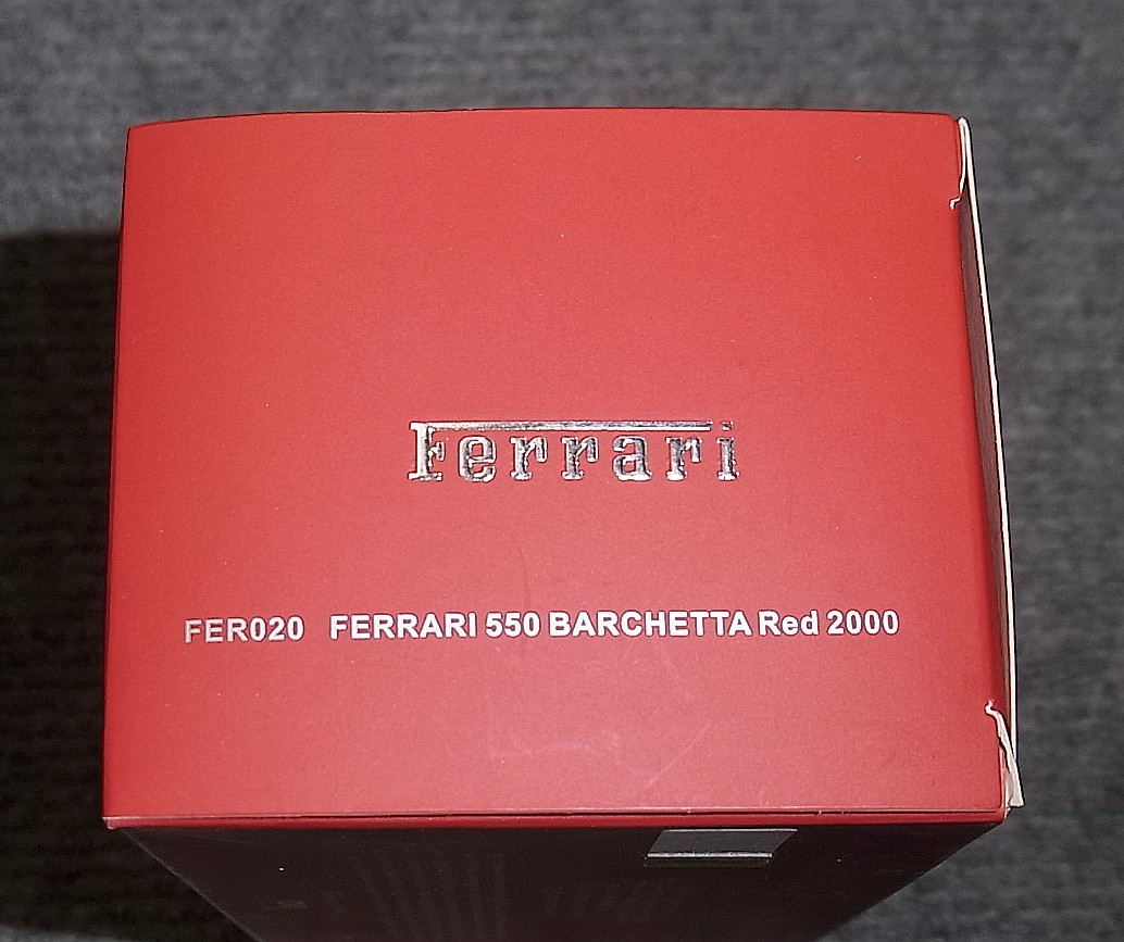 1/43 フェラーリ 550 バルケッタ 2000 レッド FERRARI IXO イクソ 575 575M マラネロ_画像2