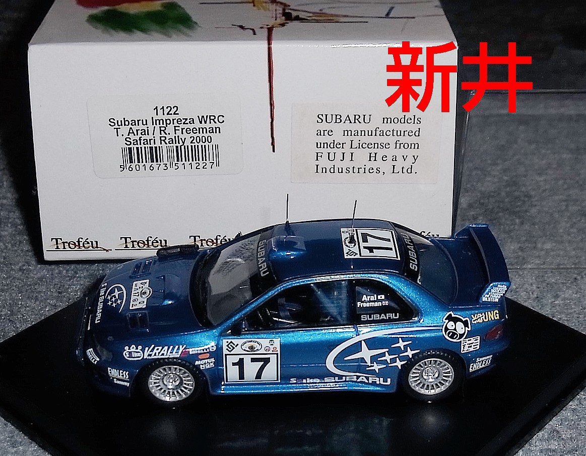 高額売筋】 17号 新井 WRC インプレッサ スバル 1/43 1122 サファリ