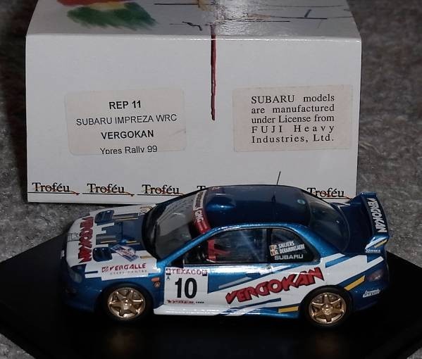 REP11 1/43 Subaru Impreza WRC 10 number 1999