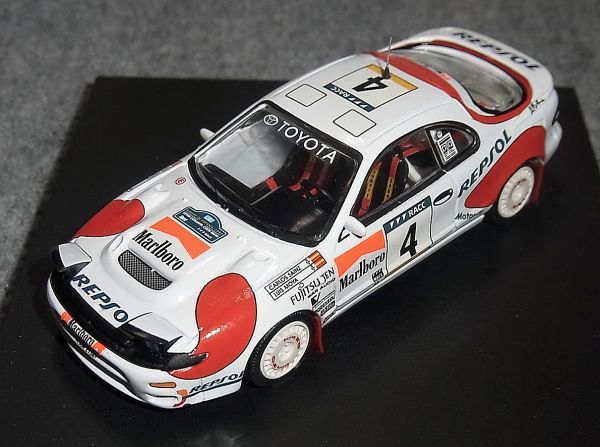 タバコ仕様 RC1992 1/43トヨタ セリカ 4×4 PEPSOL 4号 サインツ カタロニア ラリー 1992 TOYOTA CELICA Marlboro マルボロ_画像2