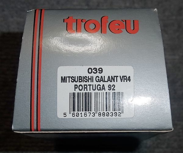 039 1/43 Mitsubishi Galant VR4 6 number Portugal 1002 VARTA GALANT 1992