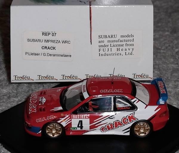 REP07 1/43 スバル インプレッサ WRC 4号 CRACK 1999 SUBARU IMPREZA-