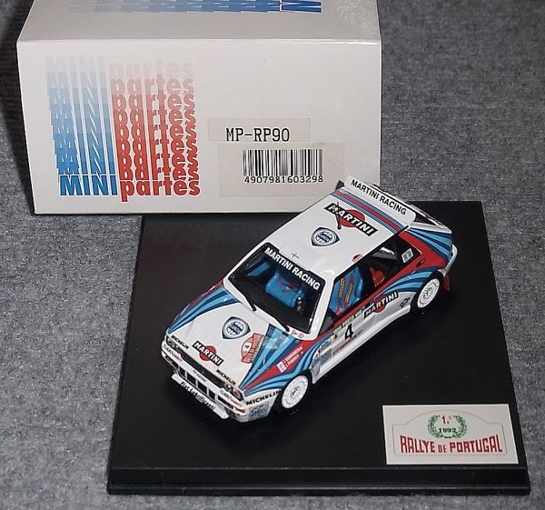 別注 MP-RP90 1/43 ランチア デルタ インテグラ―レ MARTINI 4号 カンクネン 1992 ポルトガル ラリー MP_画像1