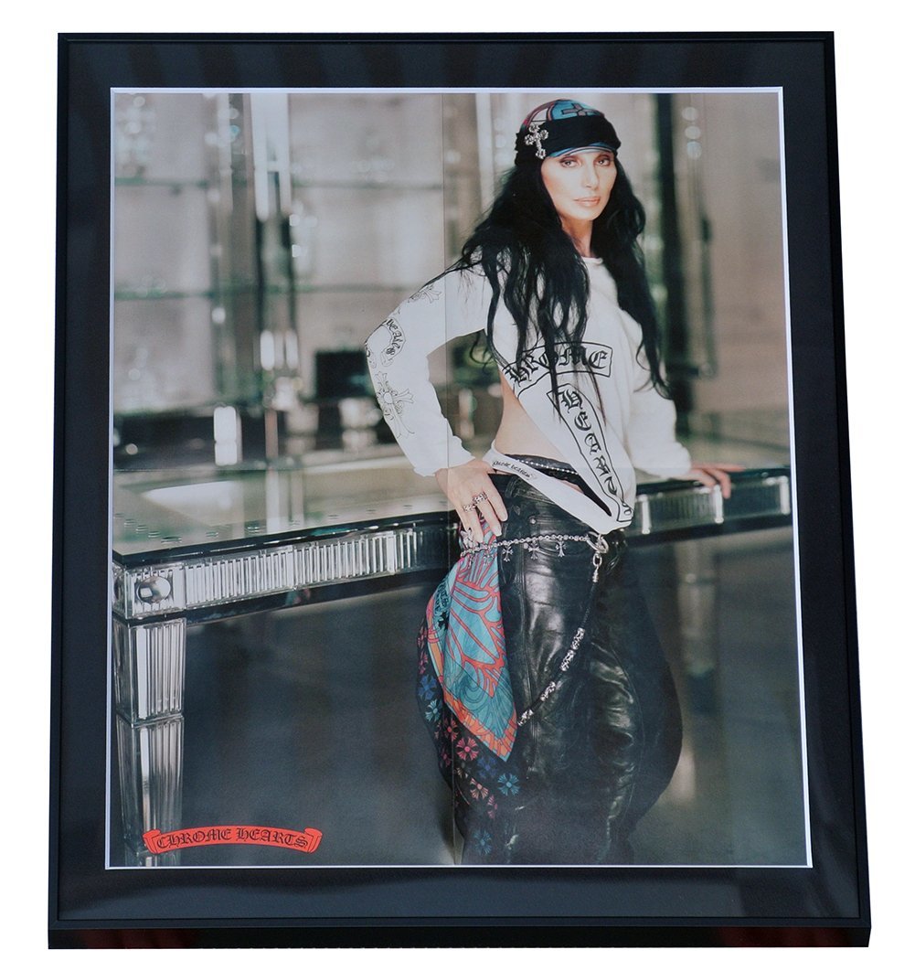 クロムハーツ Chrome Hearts アートポスター シェール 額縁入り CHER