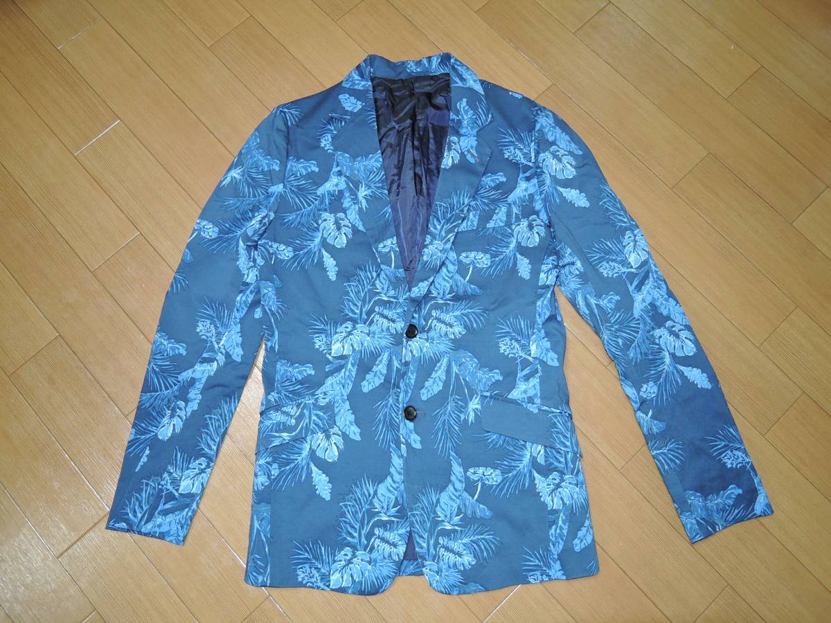  new goods SHELLAC shellac floral print tailored jacket 48aro is 