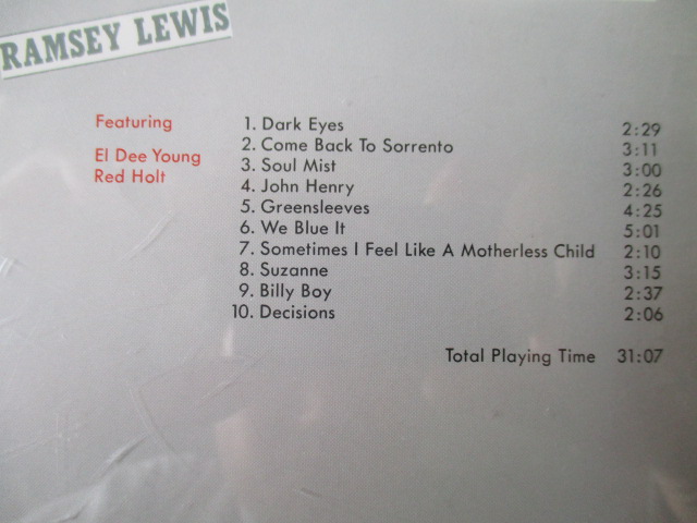 Ramsey Lewis/Compact Jazz 「ダウン・トゥ・アース」 ラムゼイ・ルイス 58年大傑作・大名盤♪ 貴重な、国内盤♪ 廃盤♪ 超貴重音源♪！_画像3